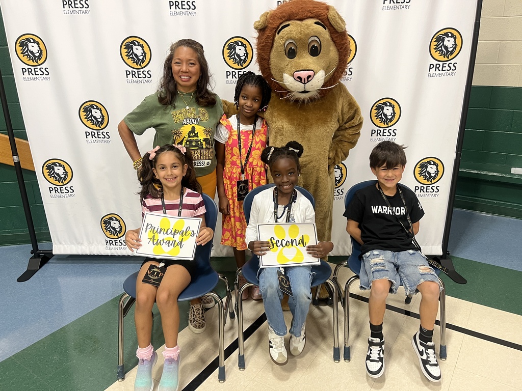 August Principal's Award – Second Grade