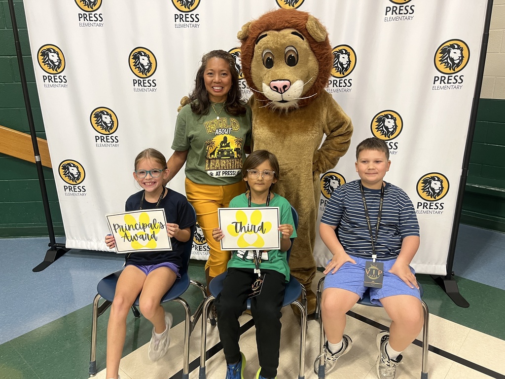September Principal's Award - Third Grade