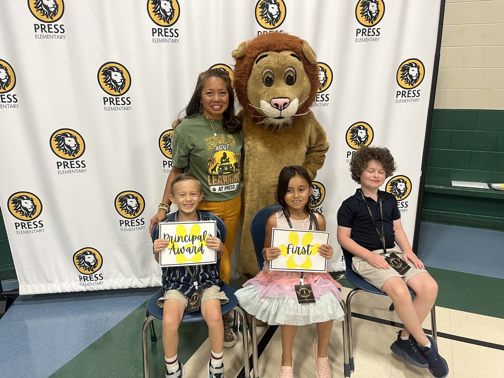 September Principal's Award - First Grade