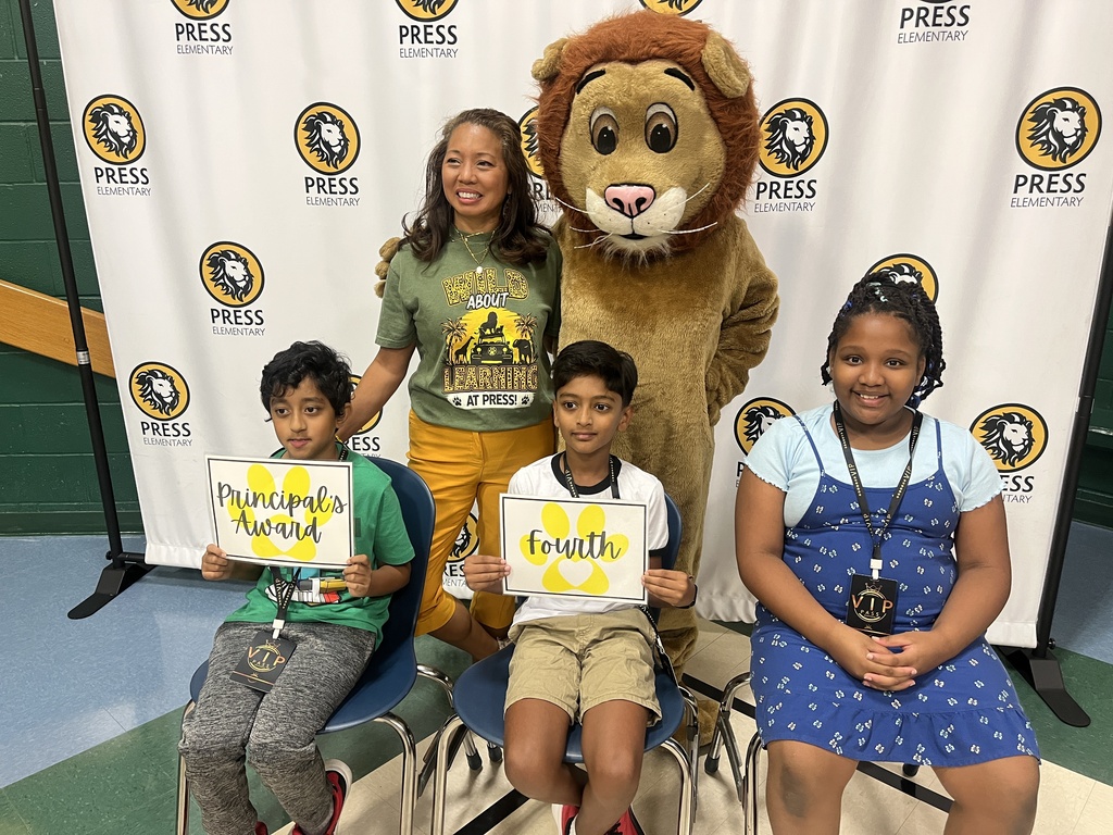 September Principal's Award - Fourth Grade