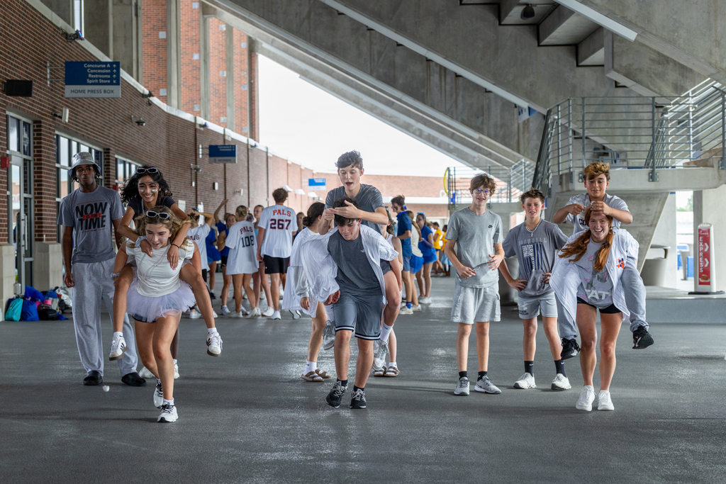 students participate in pals camp