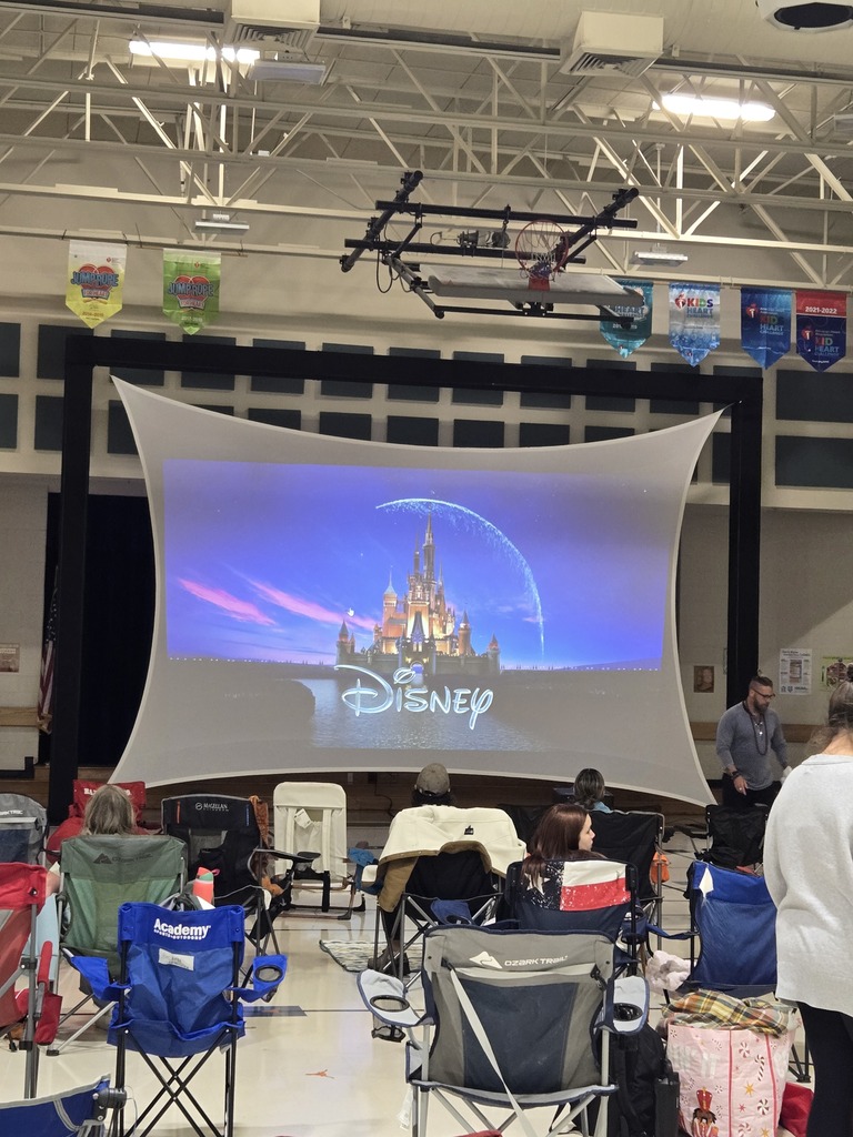 big movie screen with Disney on it
