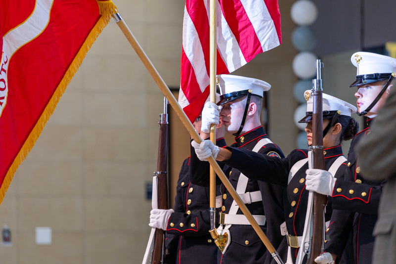 JROTC color guard