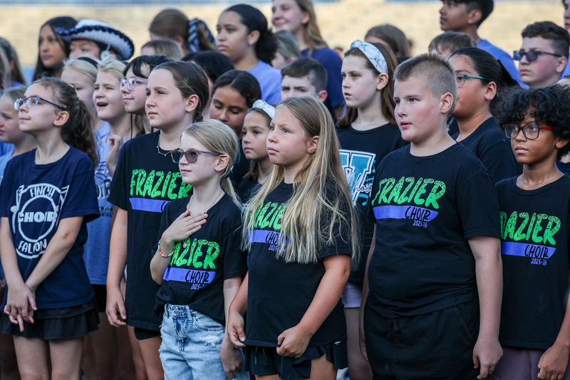 elementary choir members