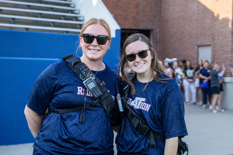 two female athletic trainers