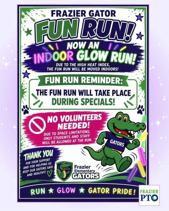 Fun Run Glow Run Flyer