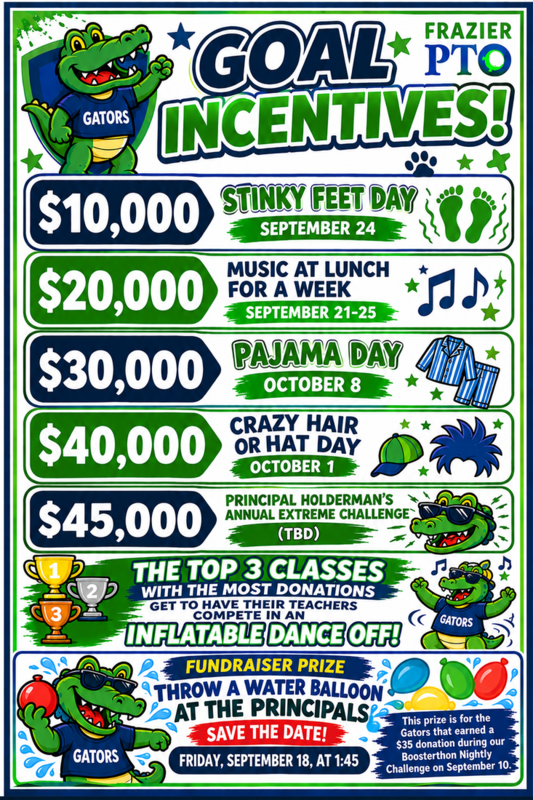 PTO Fundraiser Goal Incentives