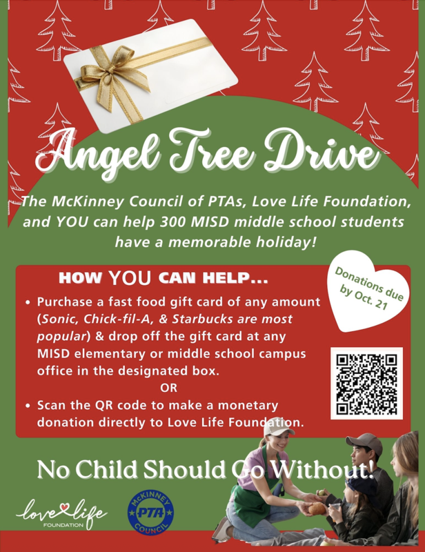 Angel Tree Drive Flyer