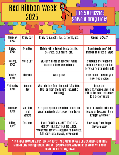 Red Ribbon Week flyer