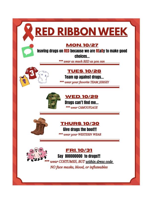 Red Ribbon Dress Up Days
