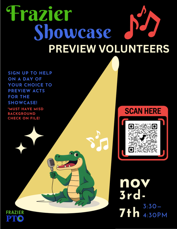 showcase volunteers
