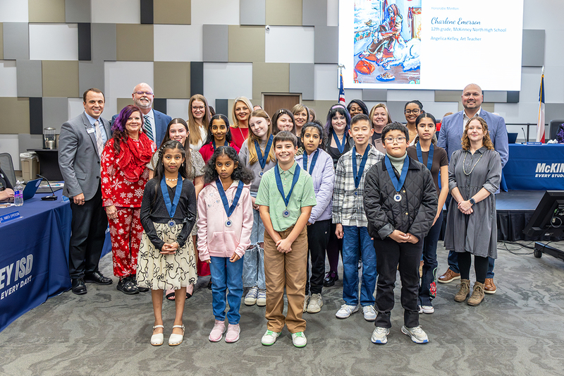 group photo at the board meeting