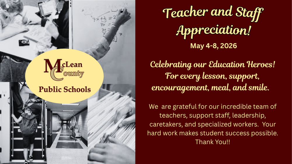 Teacher and Staff Appreciation Week!