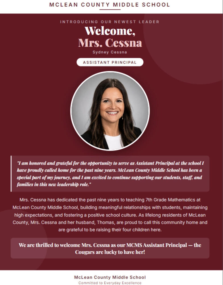 New Assistant Principal