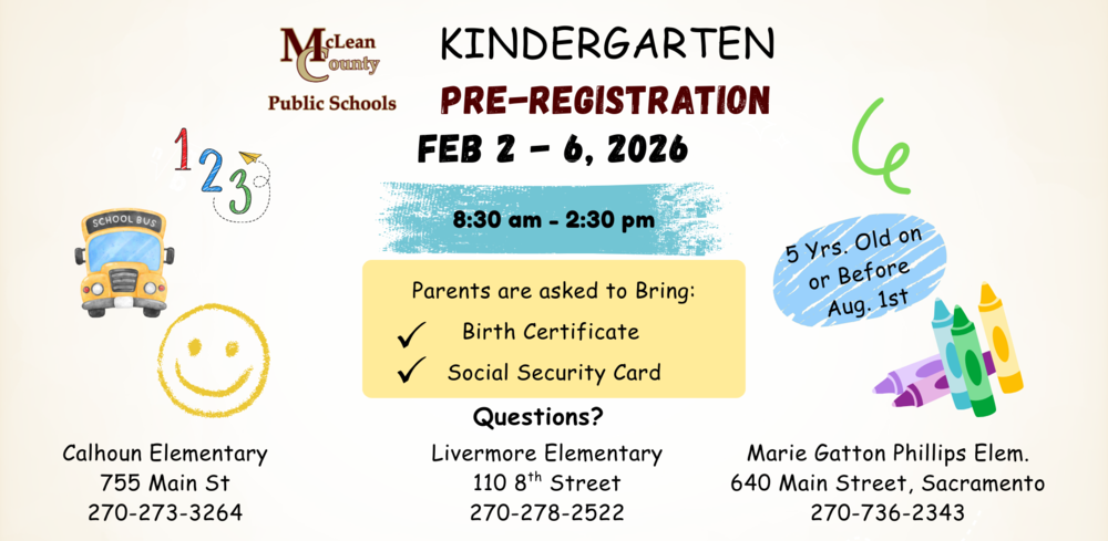 Kindergarten Pre-registration