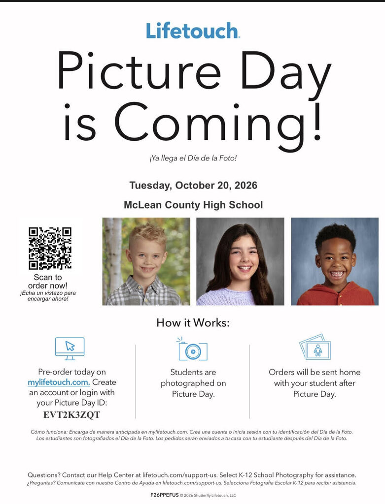Picture Day October 20th