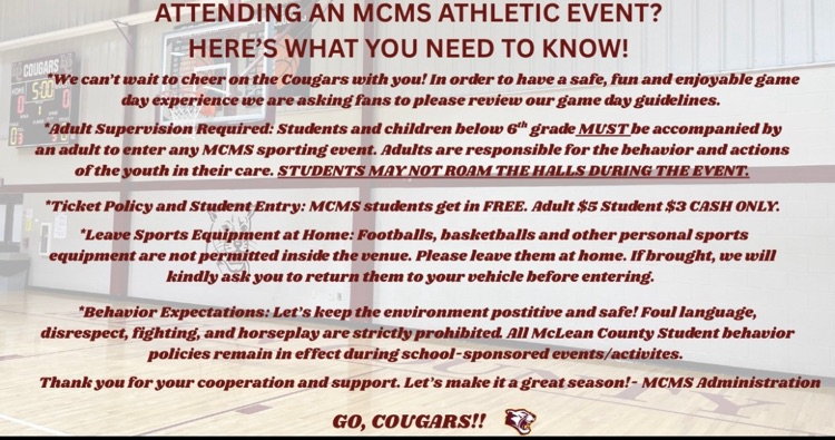 event guidelines