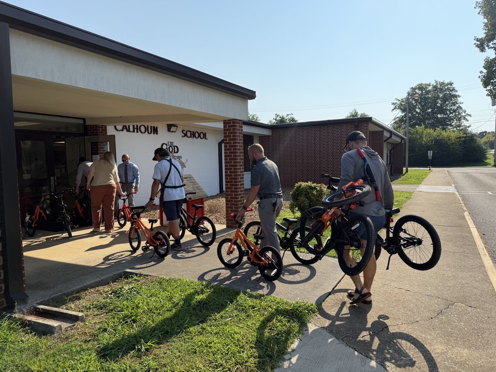 Calhoun Elementary Bicycle Fleet Donation