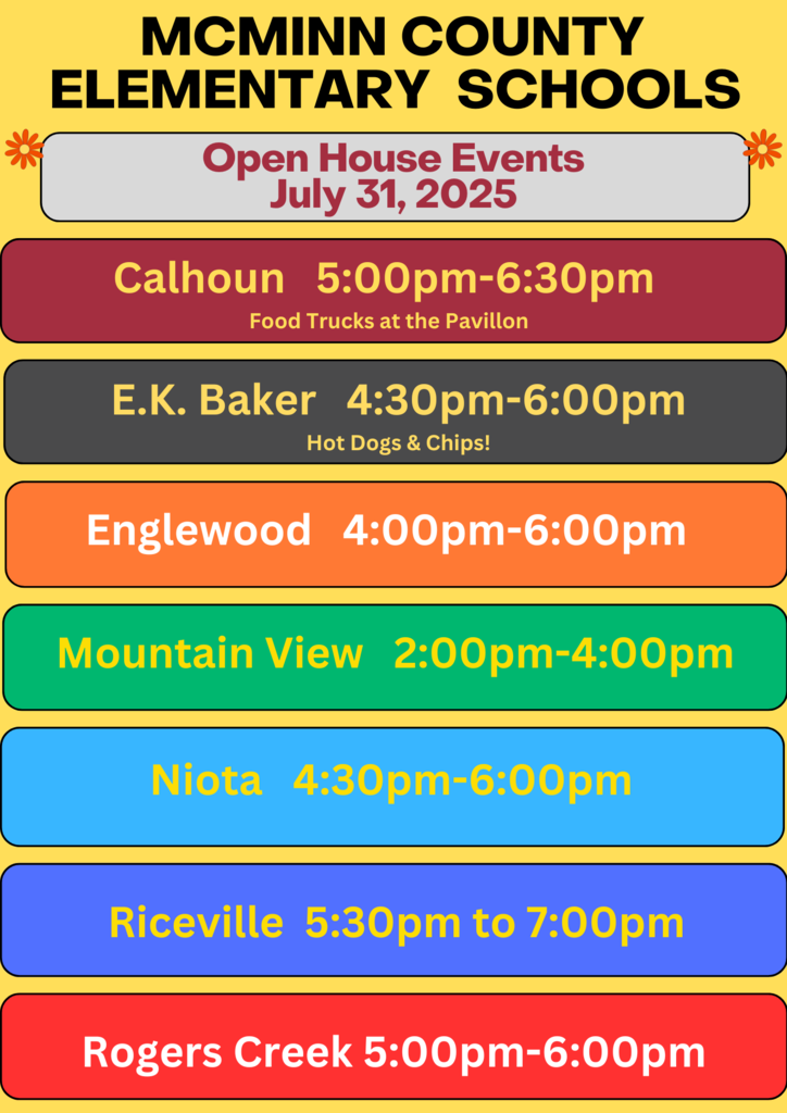 Back to School Events