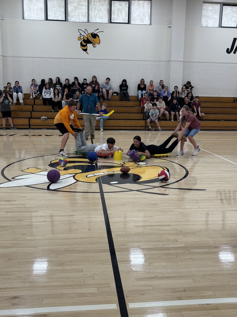 students playing