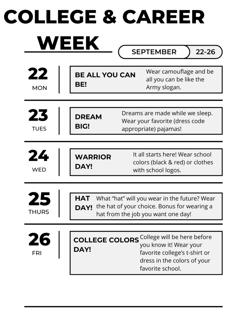College and Career Week