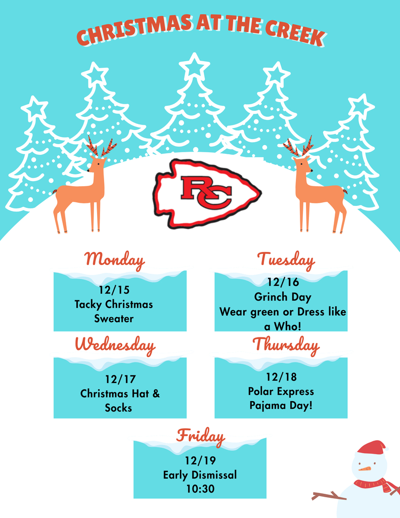 Light Blue Christmas Weekly Schedule Planner