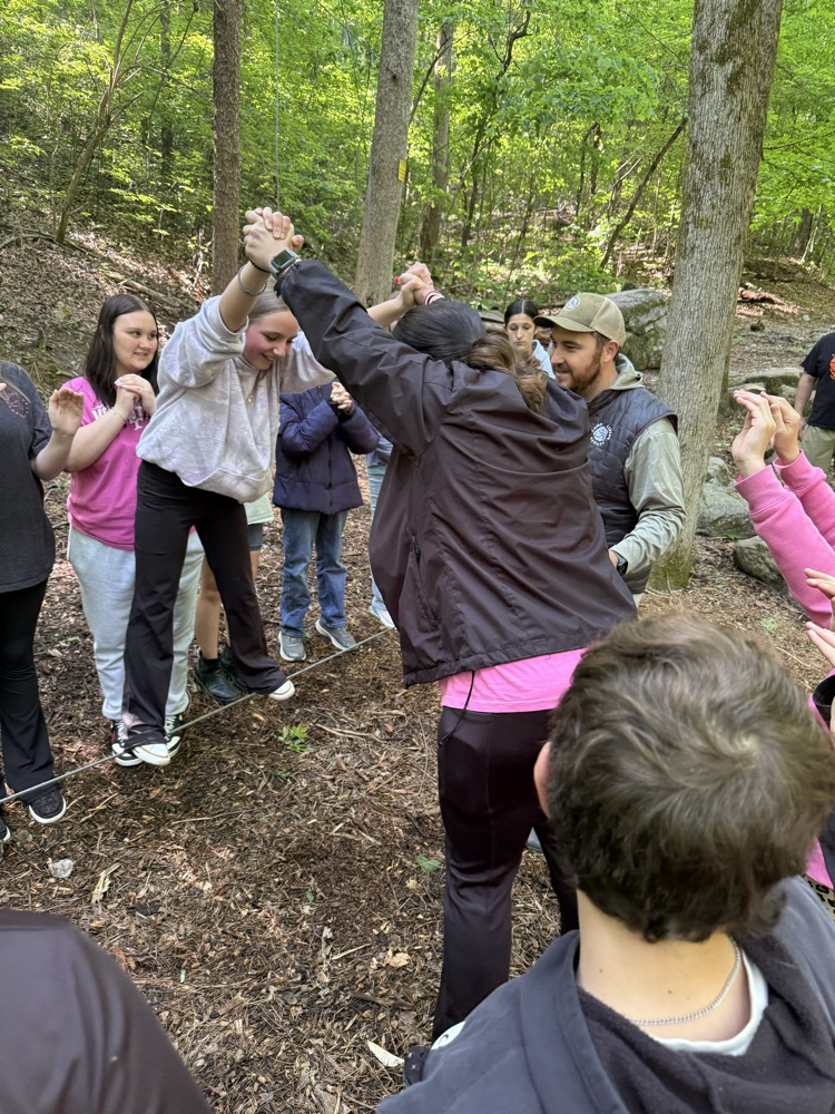 students playing