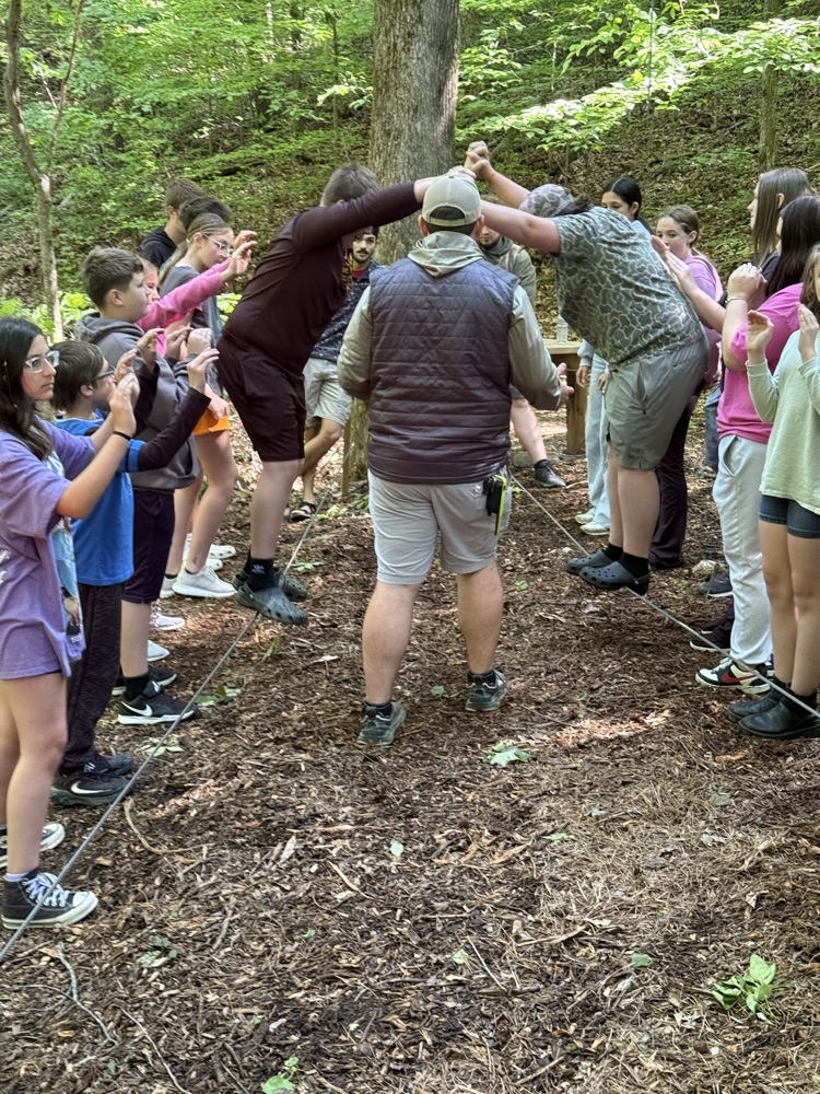 students playing