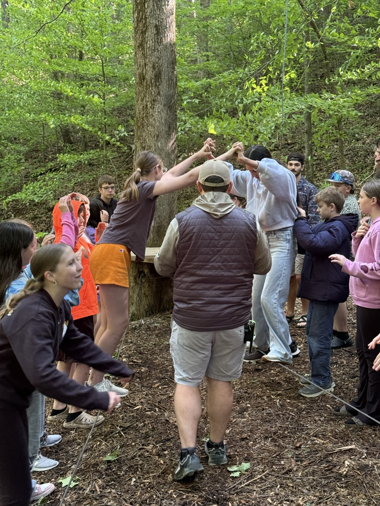 students playing
