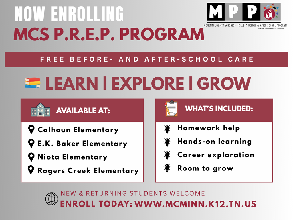 McMinn County Schools P.R.E.P. Program