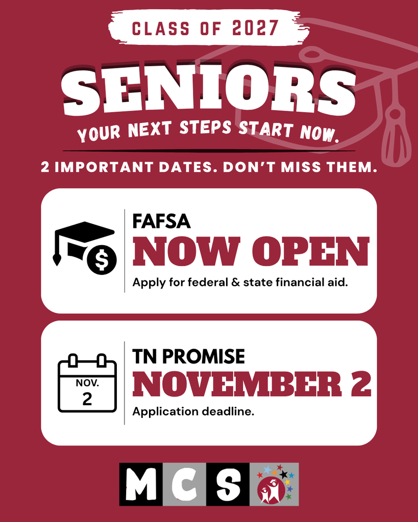 Important Dates for High School Seniors