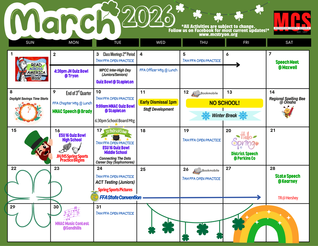 March 2026 Calendar