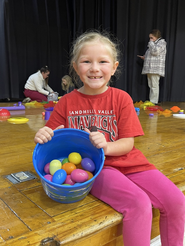 kinders with their eggs.