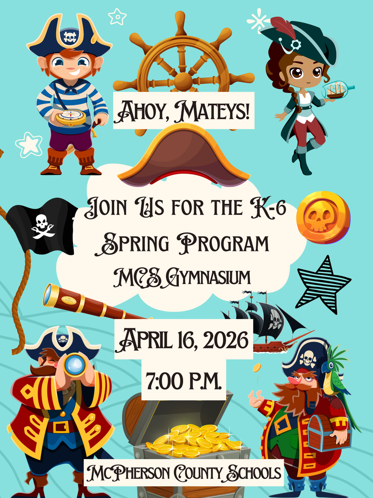 Elementary Spring Program Pirate Flyer