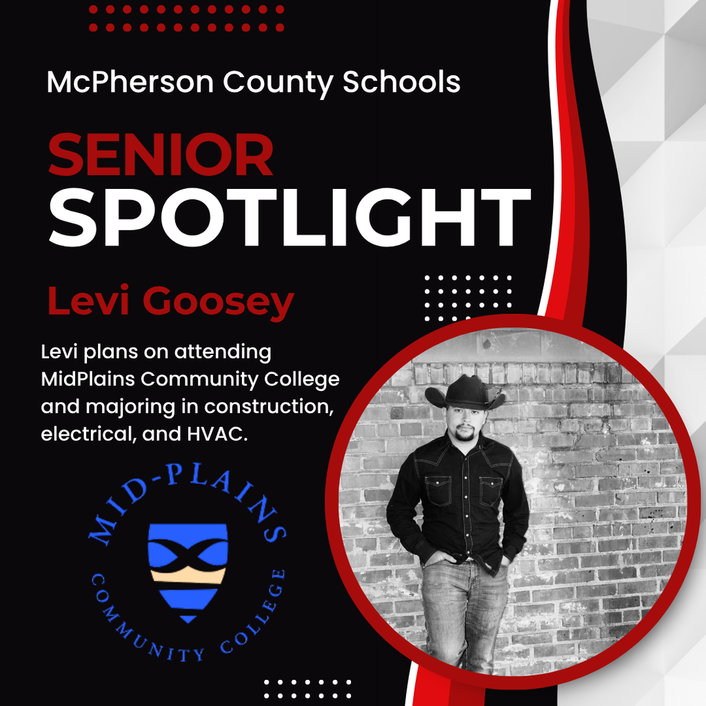 Levi Goosey senior spotlight.
