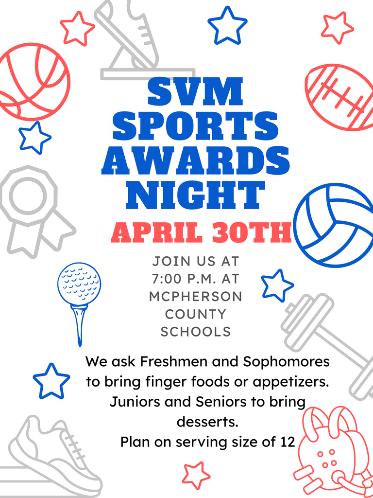 SVM sports awards night flyer.