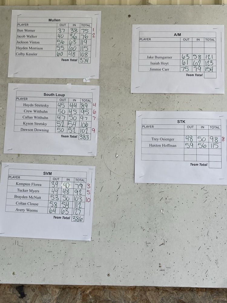 team scores