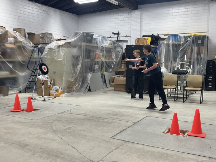 Archie axe throwing.