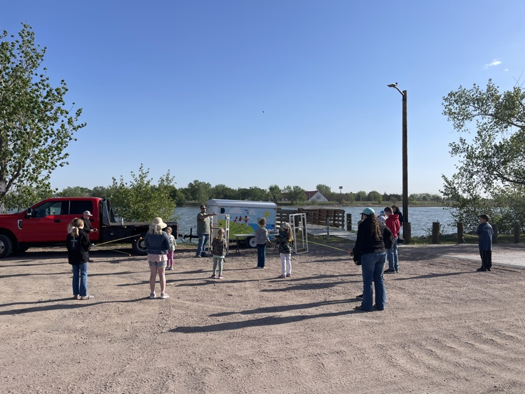 Elementary fishing day.