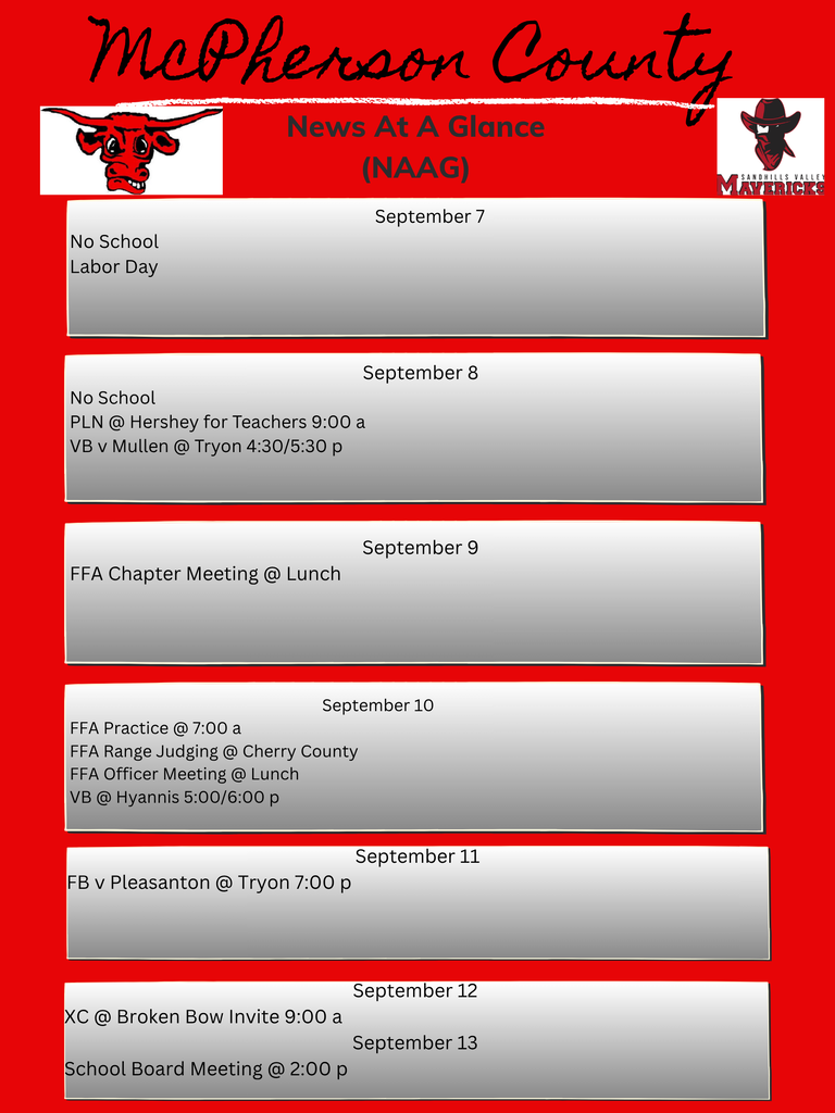 Week 5 Semester 1 info, 2026.
