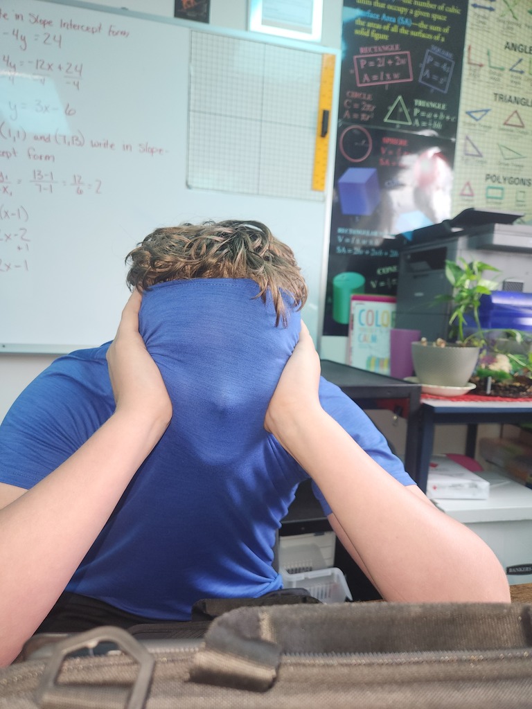 Blue-Man in Math. 