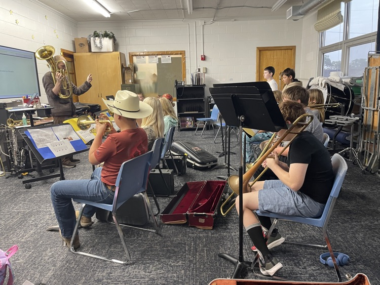 5th6/th band warming up.