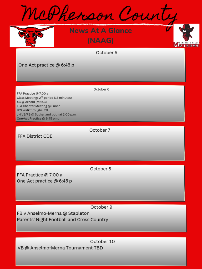 Semester 1, week 9 2026 activities.