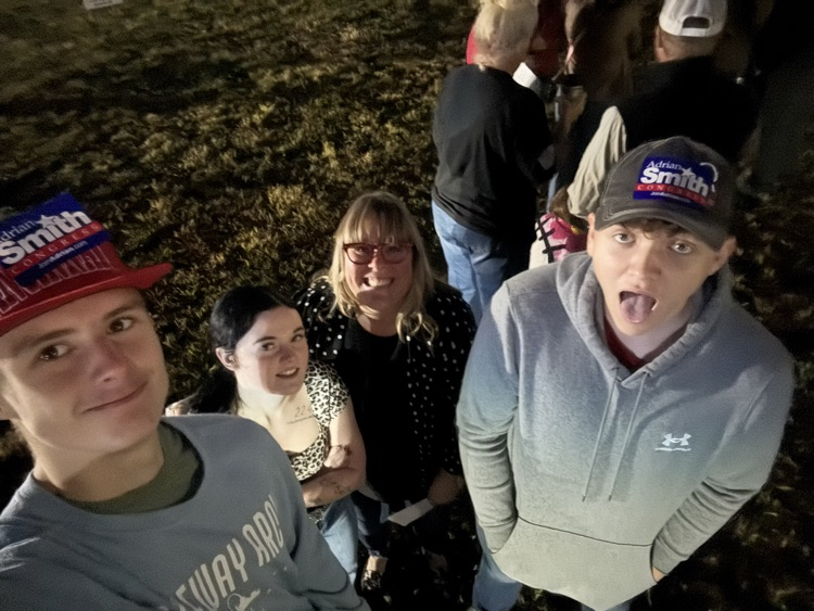 MCS at a political rally.