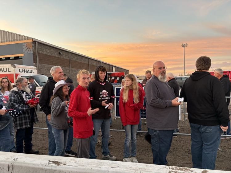MCS at a political rally.