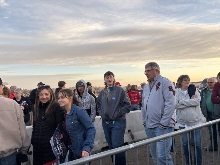 MCS at a political rally.