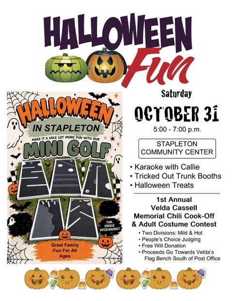 Family fun Halloween in Stapleton from 5:00-7:00 p.m.