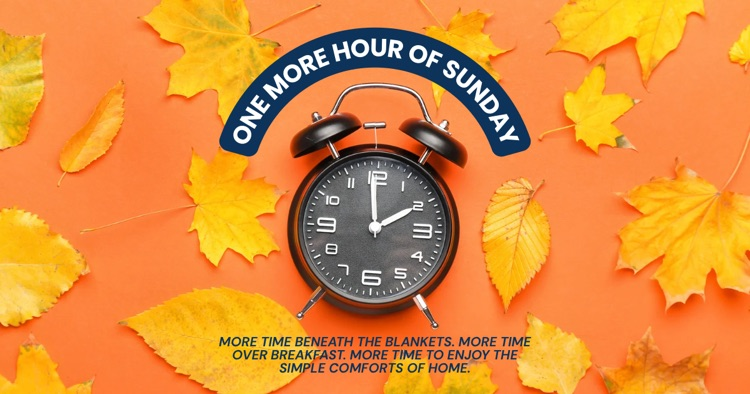 Fall back one hour tonight .