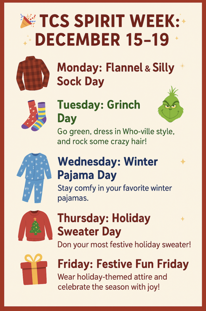Spirit Week December 15-19