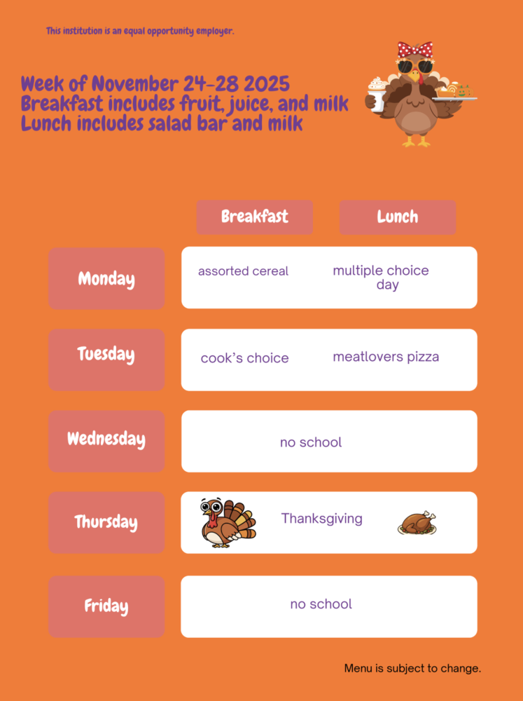 Menu November 24-28